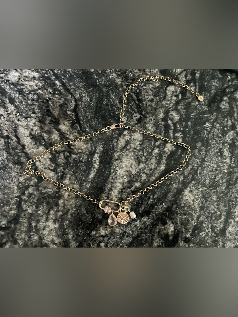 Local Eclectic Queen Crystal Birthstone Charm Necklace